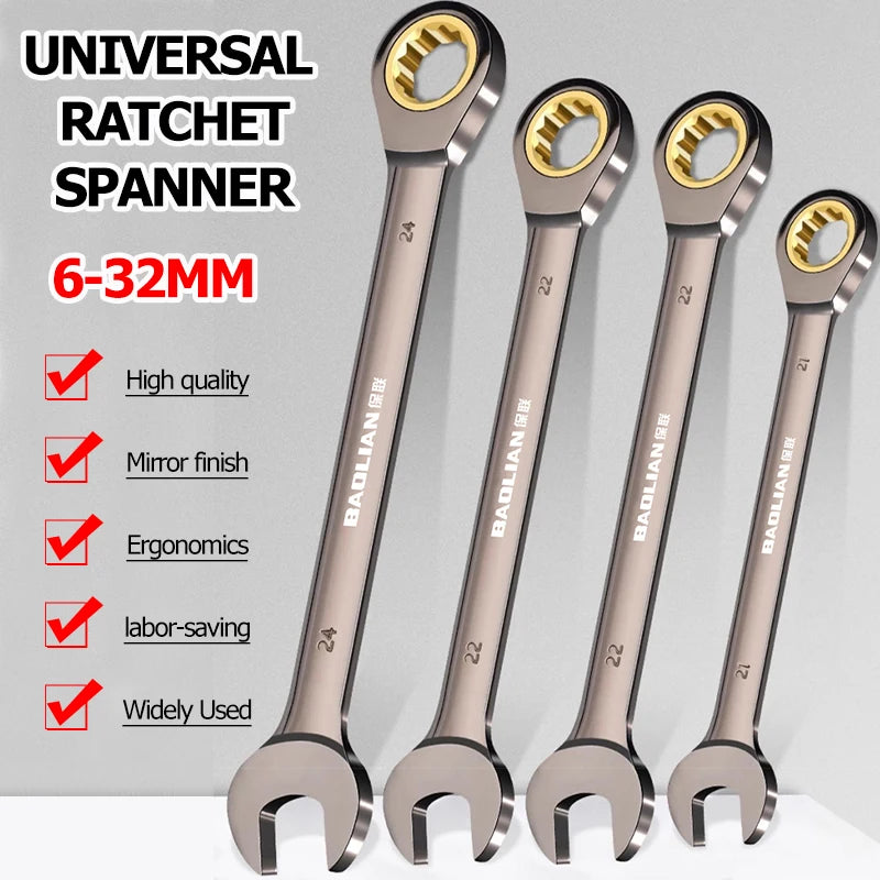 Torx-Schraubenschlüssel Cr-V-Stahl verstellbares Drehmoment 6-32mm für Autos