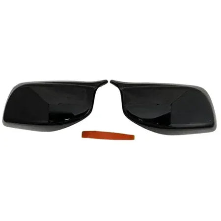 1 Pair Gloss Black Car Rear View Door Wing Mirror Side Mirror Cover Caps for BMW E60 E61 E63 E64 5 Series Model 2004-2008 by InterCyprus Trading Ltd