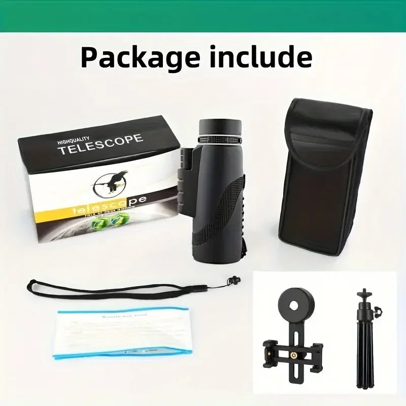 8X42 HD Monocular Telescope - High Precision For Hunting Set