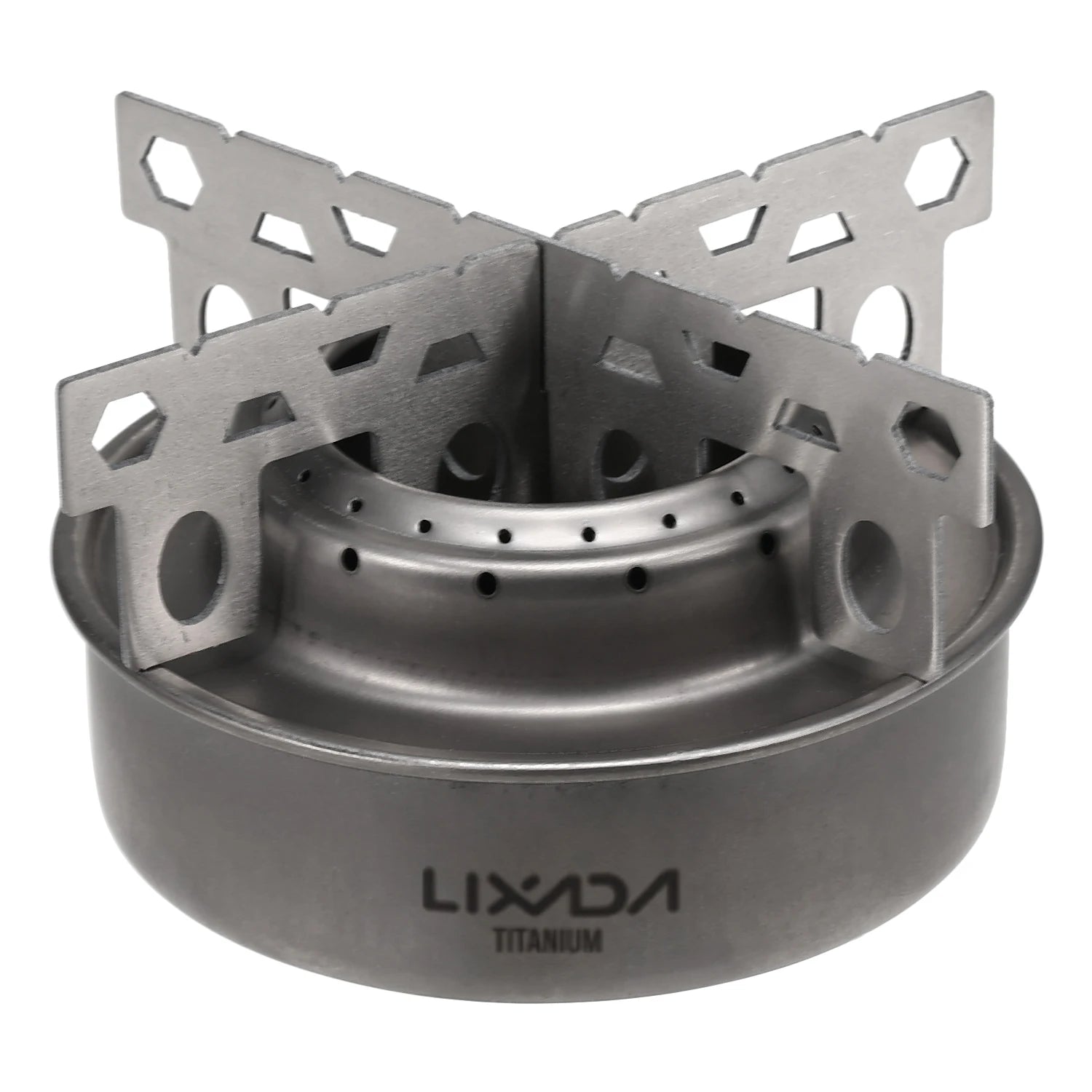 Lixada Mini Alcohol Stove With Cross Stand &ndash; Ultra Portable Titanium
