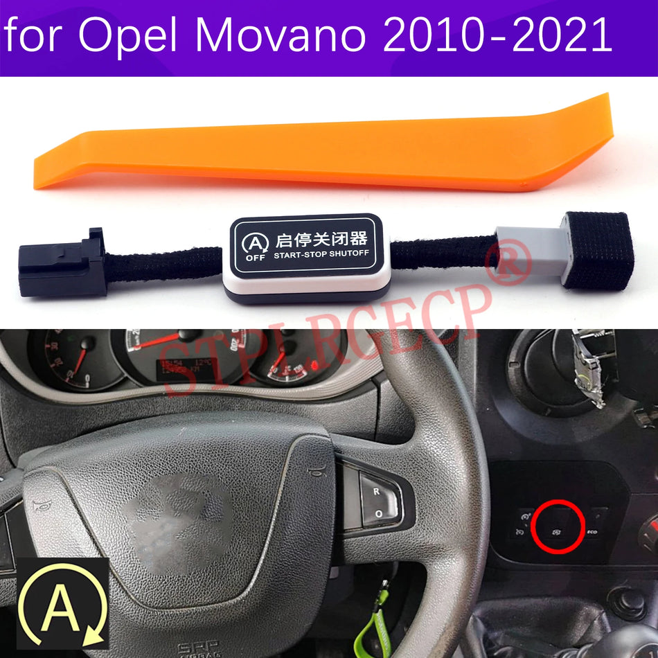 Interruptor de cancelación de arranque y parada automático para Opel Movano 2010-2021