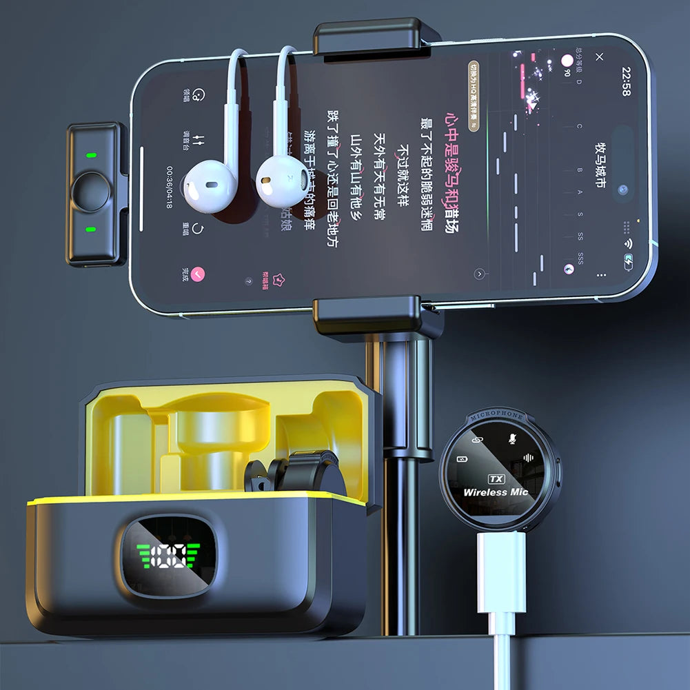 Xiaomi Wireless Lavalier Microphone with USB-C/iOS Interface and Noise Cancelling