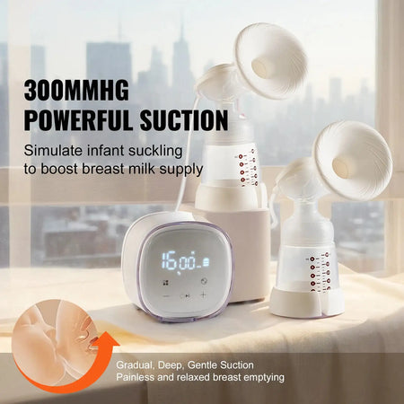 Rechargeable Portable Double Breast Pump 2800mAh Led