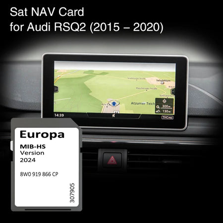 8W0919866CP SD GPS Card 16GB - 2024 Europe UK Maps Update CHINA / for Audi MIB-HS RSQ2