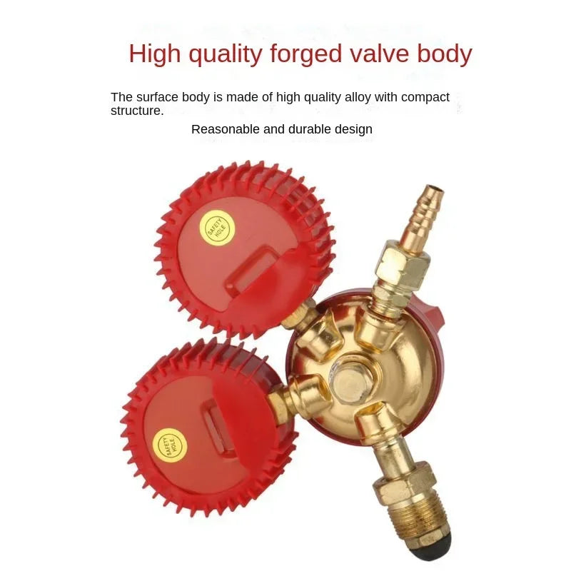 Propane Reducer YQW-02 Zinc Pressure Gauge &ndash; Shockproof