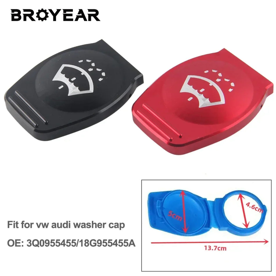 Aluminum Washer Fluid Reservoir Cap For VW Audi Porsche 3Q0955455 by InterCyprus Trading Ltd