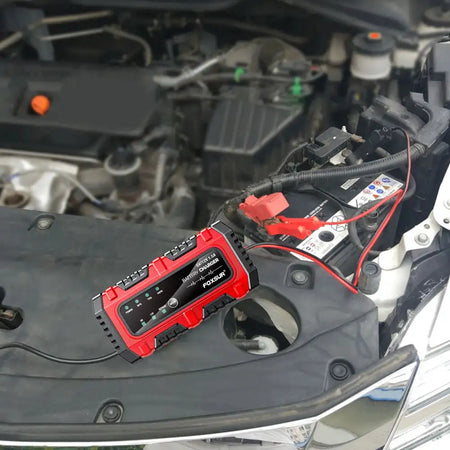 Smart Battery Charger 6V 12V 1.5A For Cars SUVs LeadAcid Gel