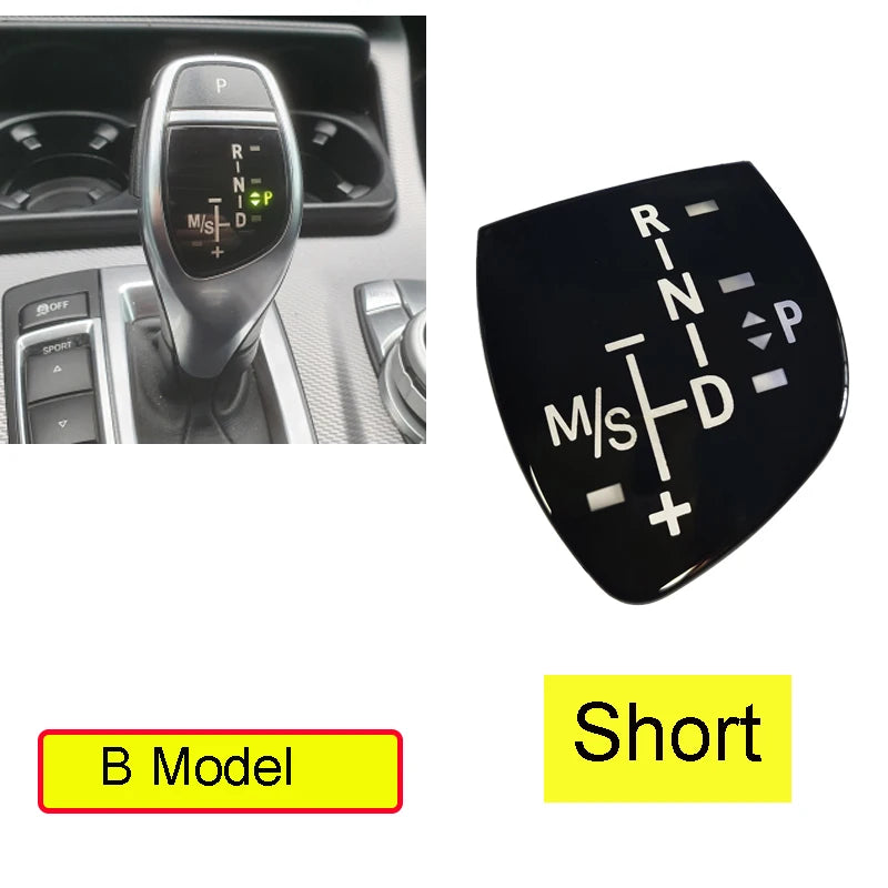 Gear Shift Knob Panel ABS Plastic for BMW F10 F11 F01 F30 F32 F25 X3 by InterCyprus Trading Ltd