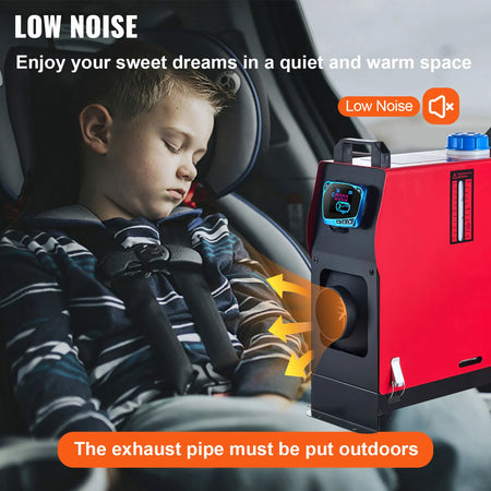 SucceBuy 8KW 12V Car Heater All In One &ndash; Quiet Silencer