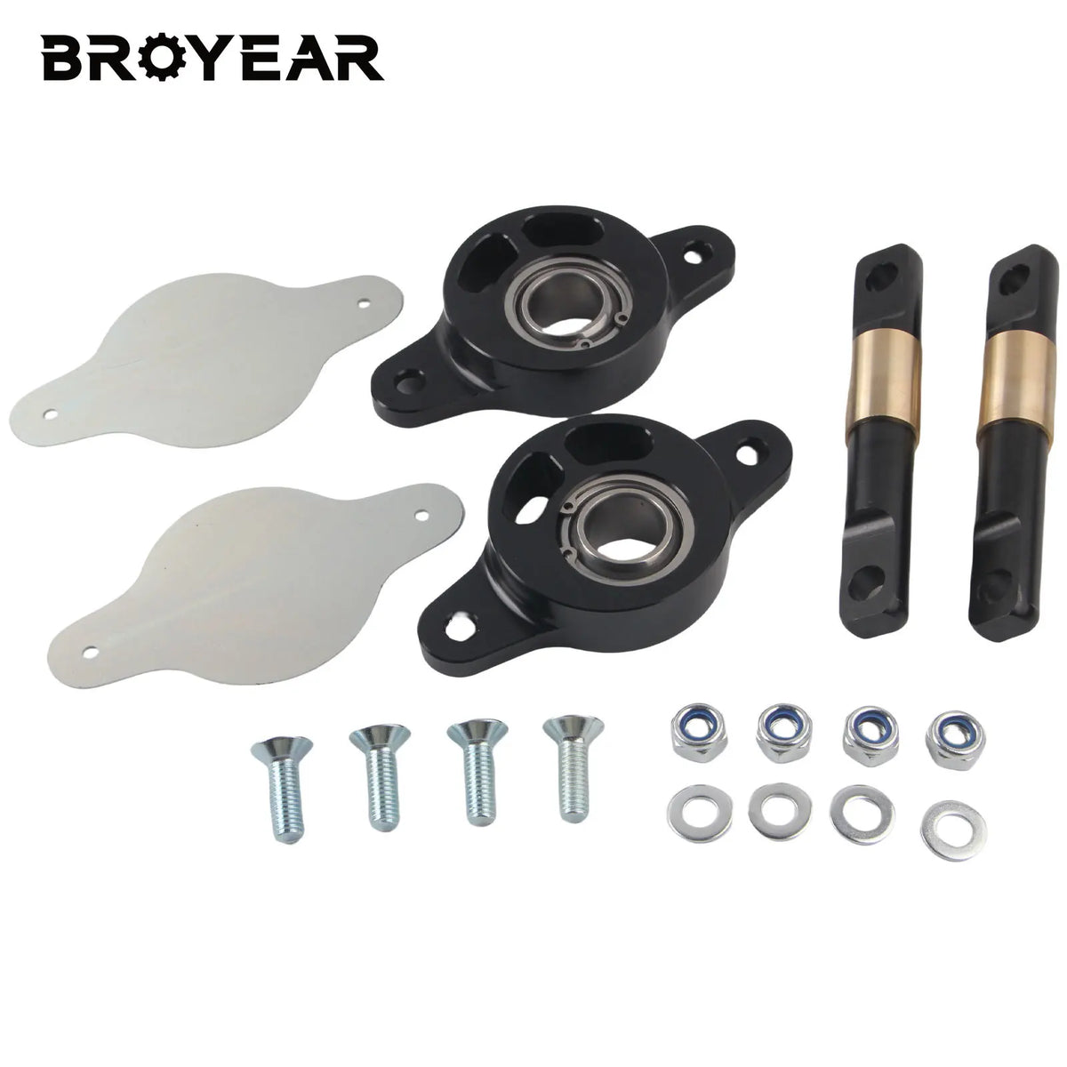 Rear Trailing Arm Bushing Kit Aluminum For Integra & Civic 1989-01 by InterCyprus Trading Ltd