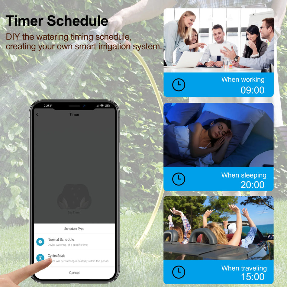 🟠 girier tuya smart ble πότισμα χρονοδιακόπτης άρδευσης Wifi Garden Timer Timer Controller Works Alexa Alice Google Home