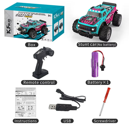 1:20 KF24 KF23 Model RC Car &ndash; LED Light Off-Road Ready Pink