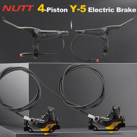 Nutt 4 Pistons Electric Scooter Brake Y-5 &ndash; Enhanced Hydraulic Disc Braking Performance