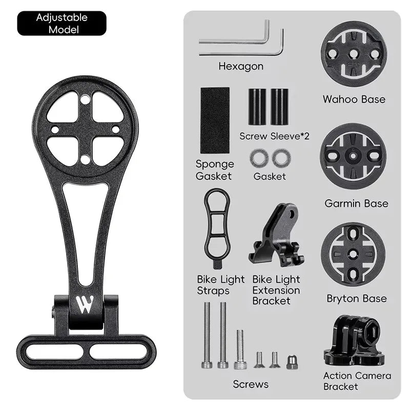 West Biking GPS Bicycle Speedometer &ndash; Waterproof and Wireless Design Extension Bracket