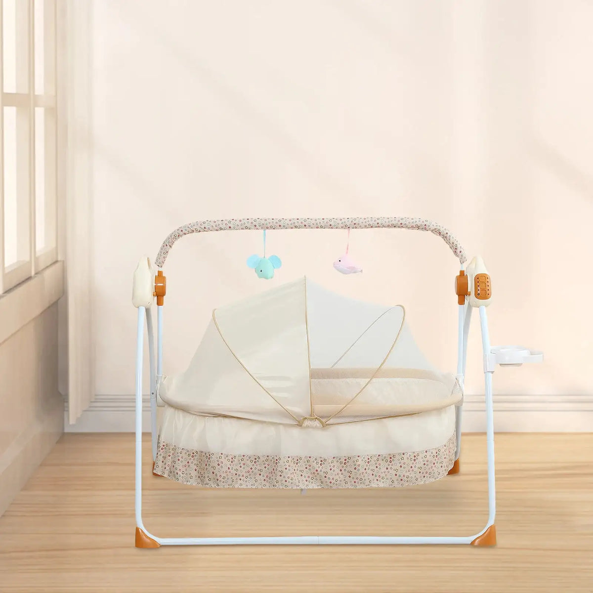 Electric Cradle Foldable Baby Cradle - Music And Swing