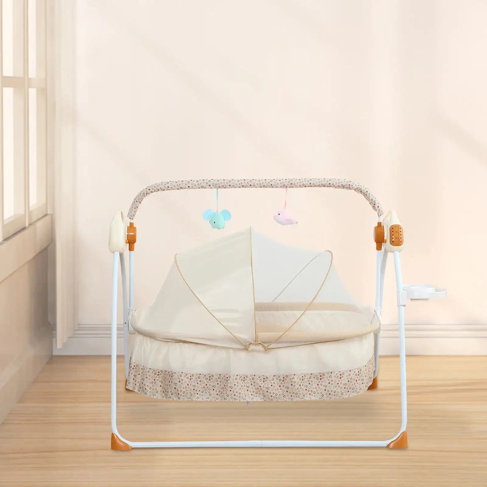 Electric Cradle Foldable Baby Cradle - Music And Swing