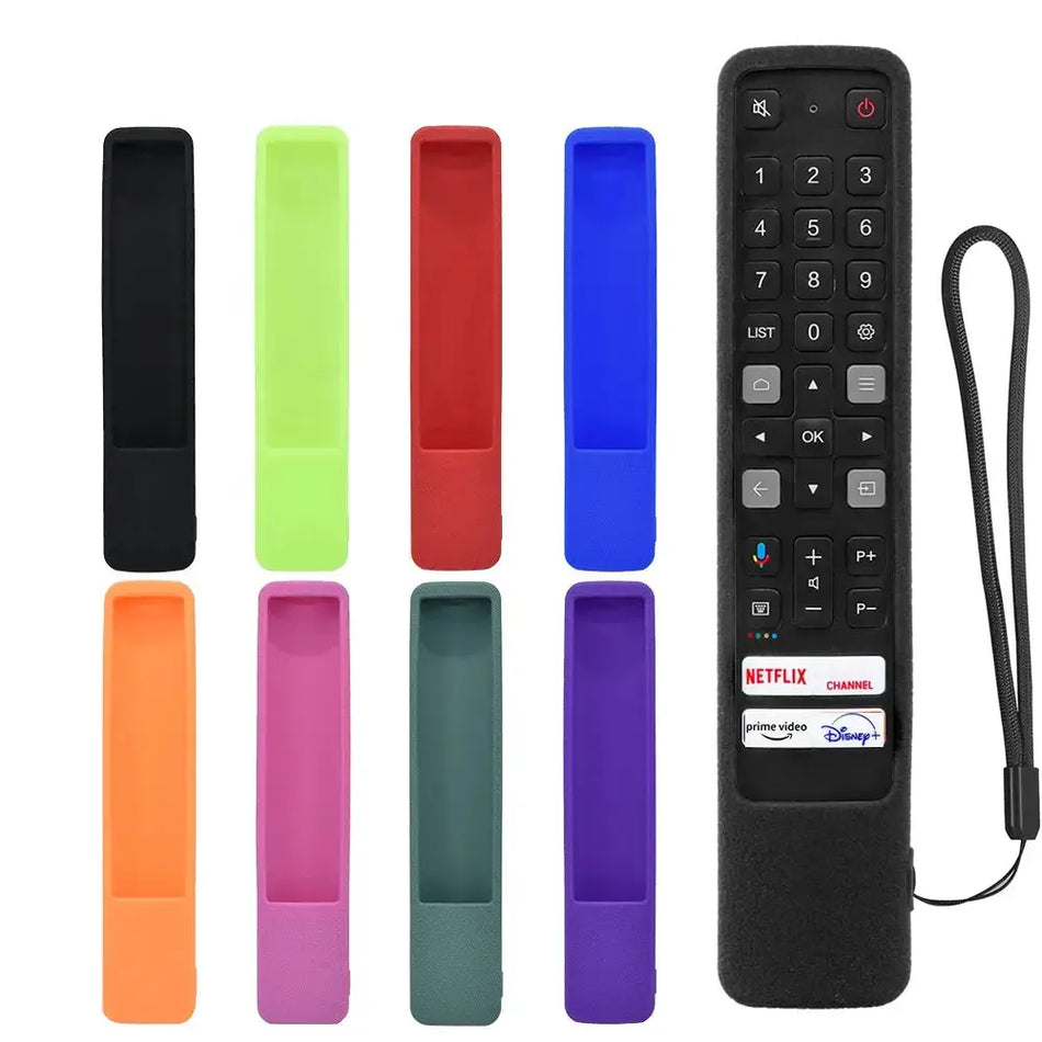 Silicone Protective Silicone Case for TCL TV Remote RC901V FMRD/FMR1/FMR8 Washable Shockproof Skin-Friendly Remote Cover by InterCyprus Trading Ltd