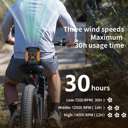 Mini Waist Clip Fan &ndash; Ultra Lightweight Power Bank Ready