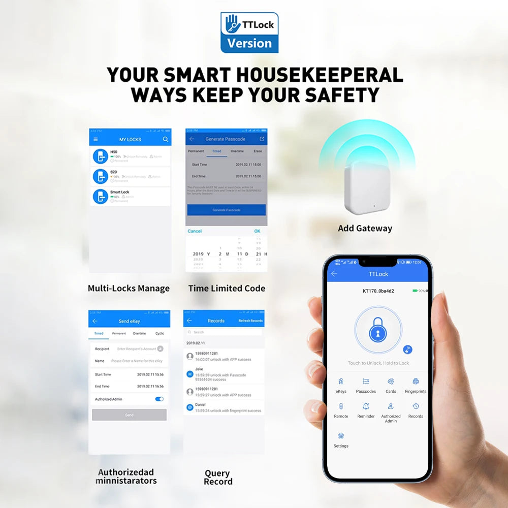 S2KF-TTLOCK &ndash; Biometric Keyless Access With TTlock App