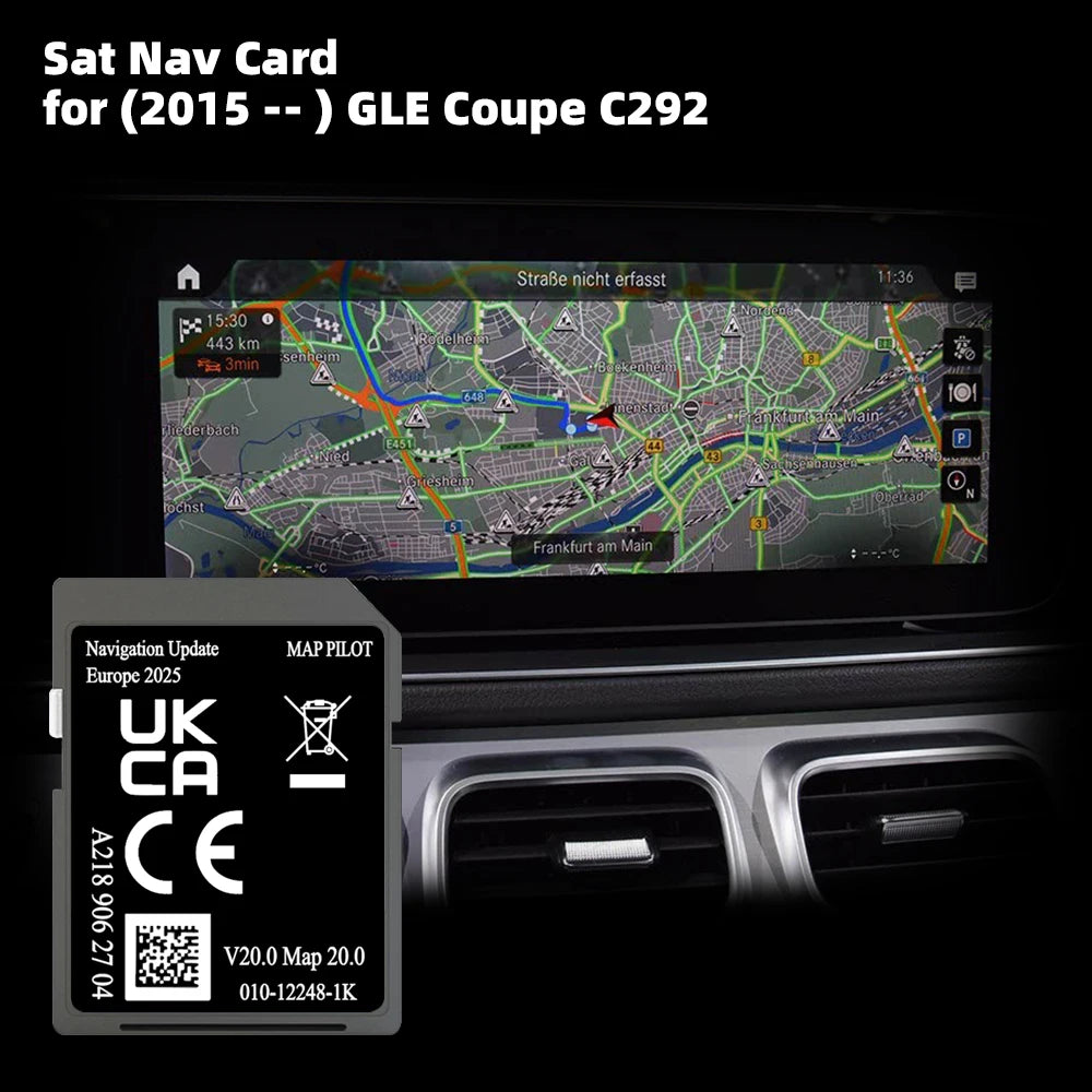 Mercedes GLE C292 2015 32GB SD Card &ndash; Europe Spain Map CHINA / GLE C292