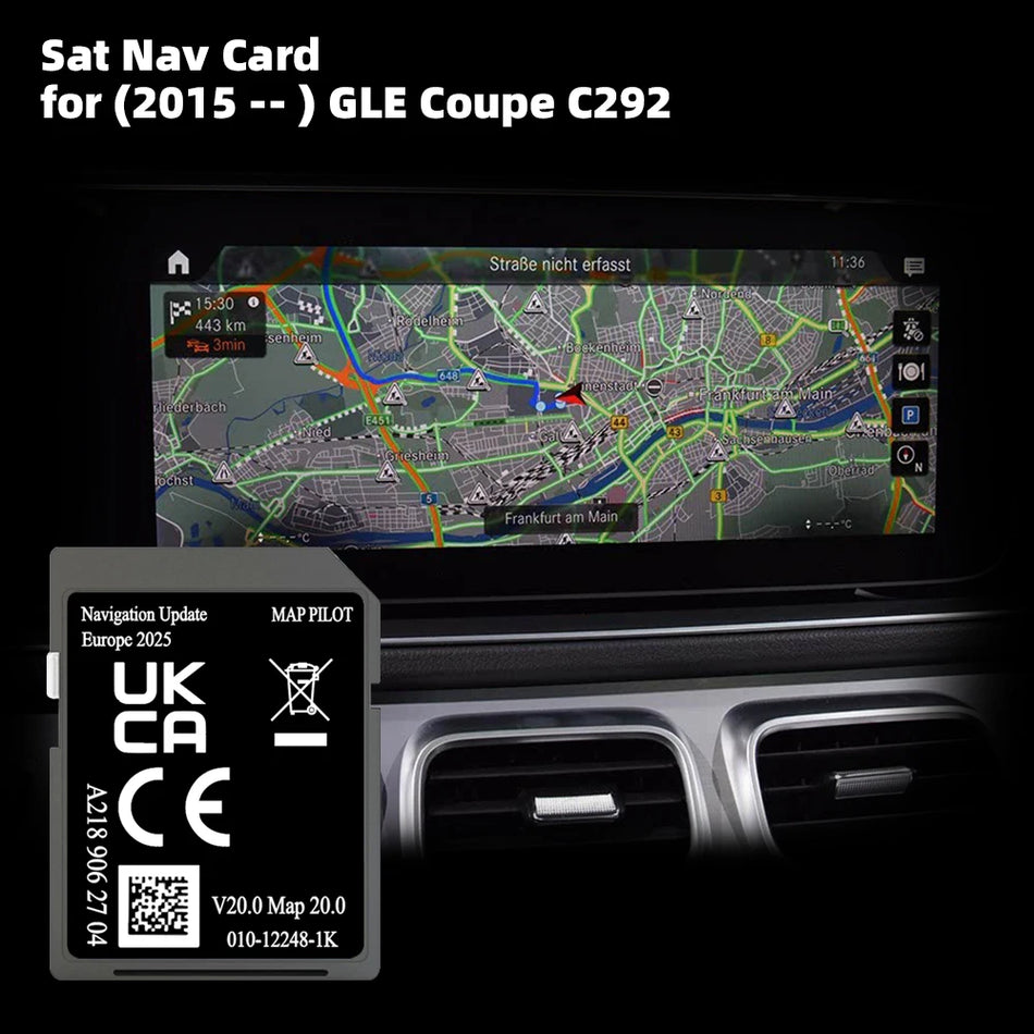 Mercedes GLE C292 2015 32GB SD Card &ndash; Europe Spain Map CHINA / GLE C292