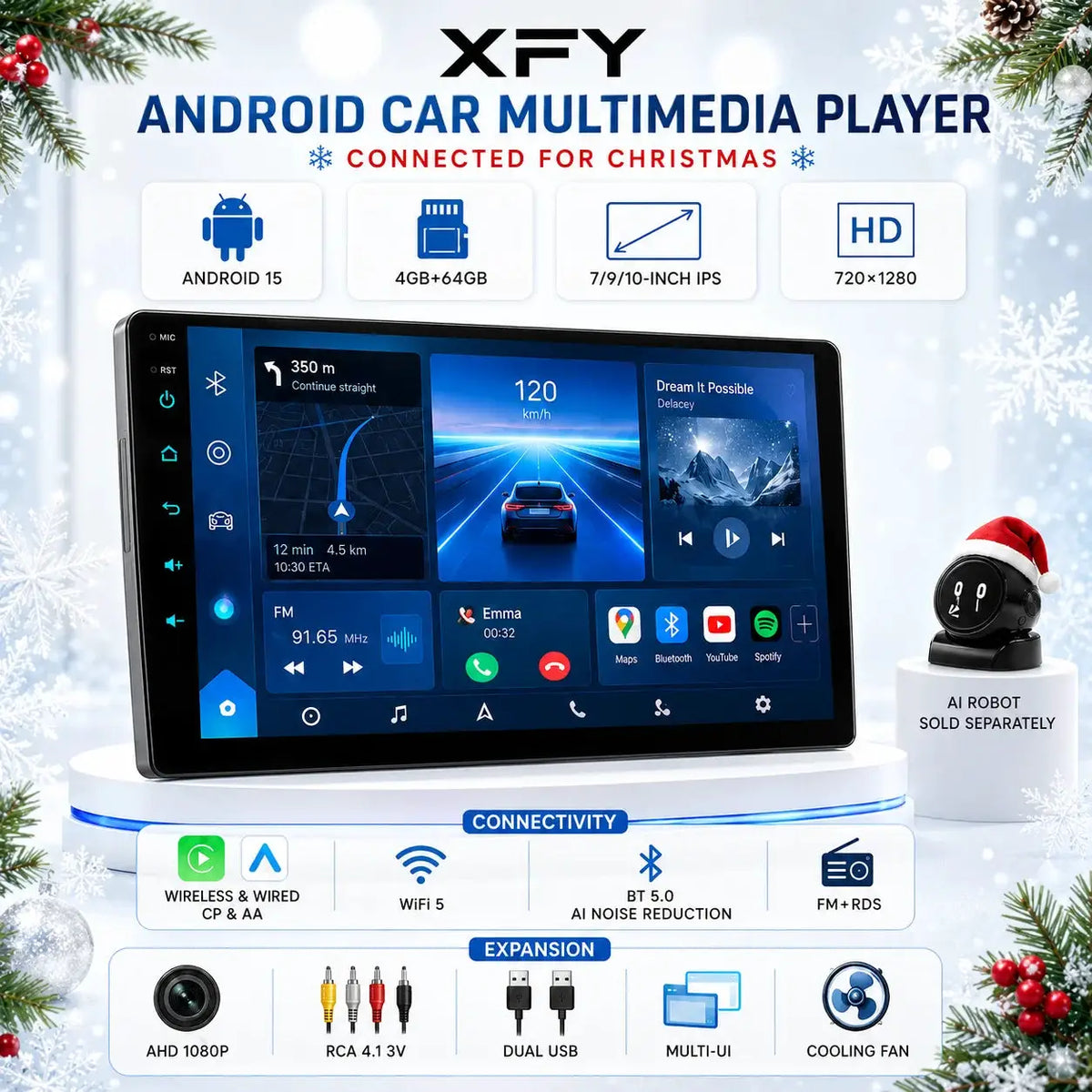9 Inch Android Car Radio WiFi CarPlay for VW Skoda Golf 5 6 Passat B6 B7 CC Polo Jetta by InterCyprus Trading Ltd