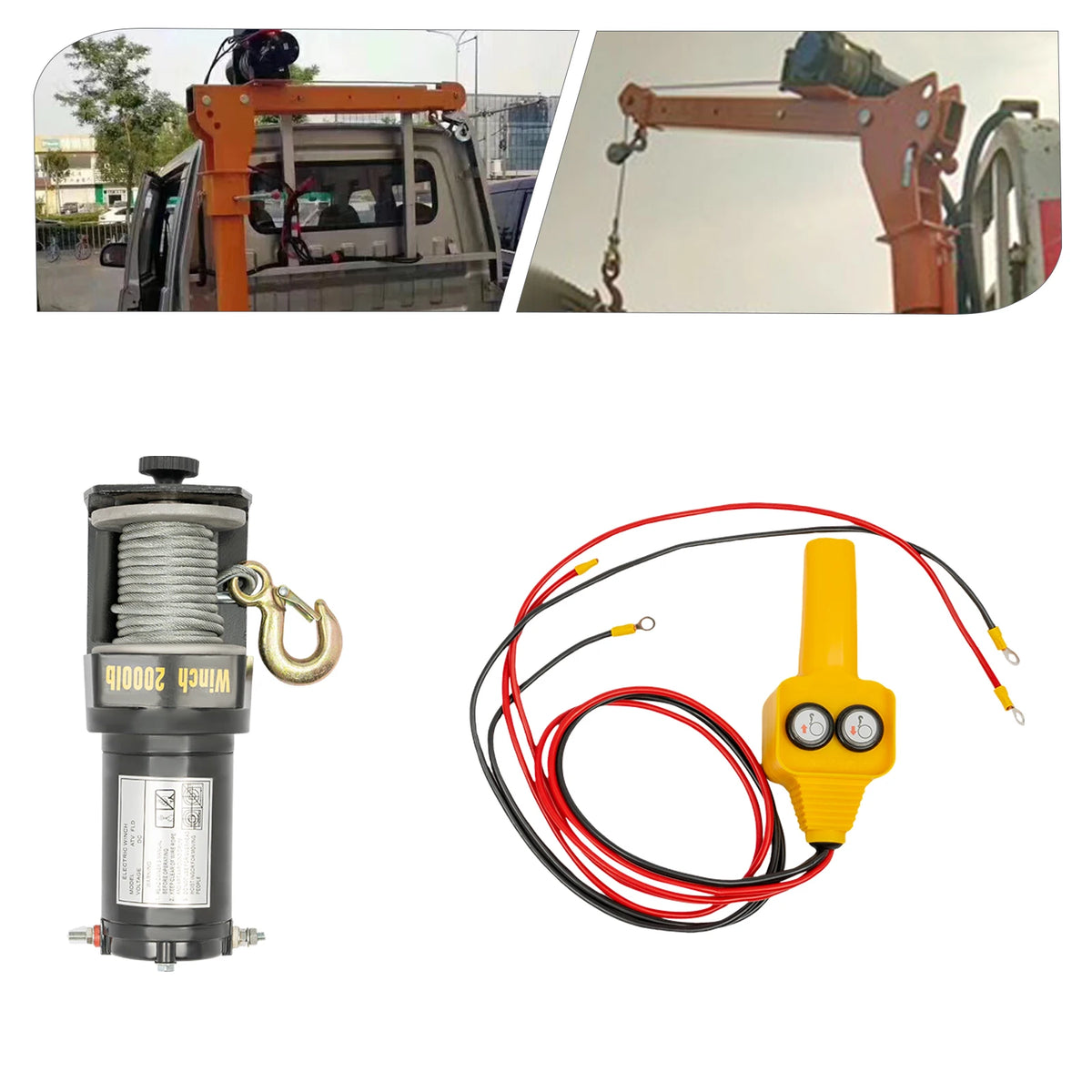 0.4KW Electric Winch DC12V &ndash; IP67 Waterproof Grade Pro