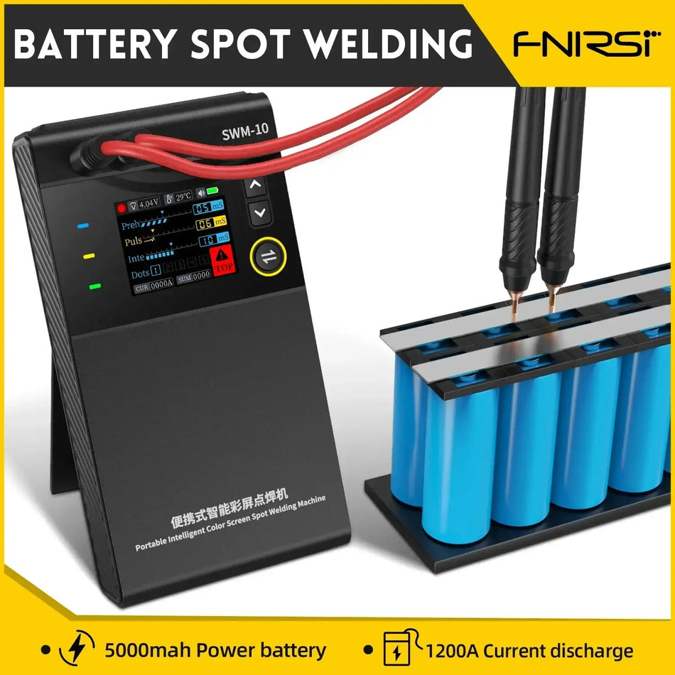 SWM10 Portable Battery Spot Welder For 18650 Packs 0.25mm