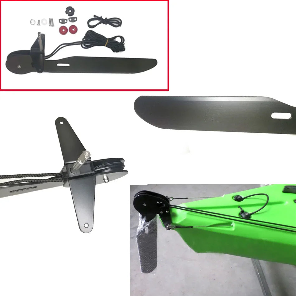 Aluminium Alloy Kayak Rudder Control Kit for Enhanced Steering