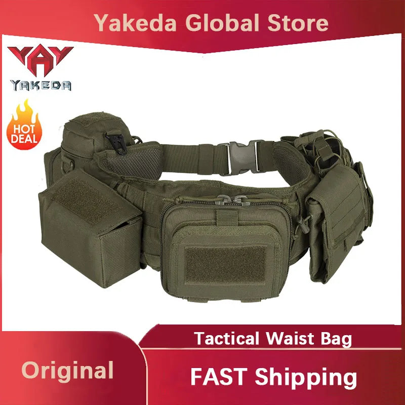 Yakeda Tactical Waist Bag &ndash; Ultra Lightweight Comfort