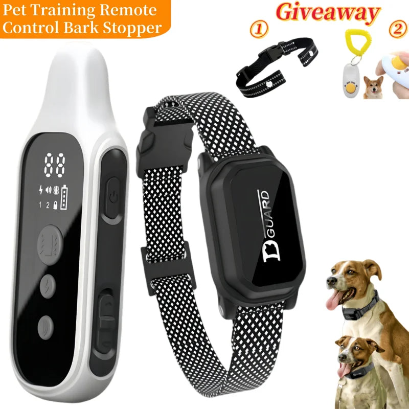 800m Digital Dog Training Collar - Waterproof &amp; Rechargeable with LCD Display
