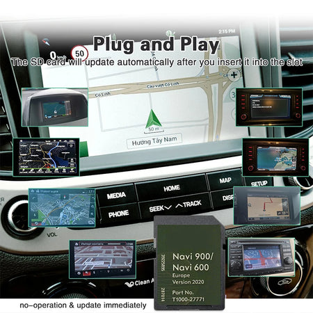 Navi 900 600 Navigation SD Card - Latest Map Update 2020