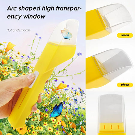 Bug Catcher for Kids - Quick Release Insect Catching Tool with Clear Window