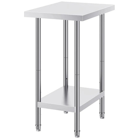 Stainless Steel Prep Table With Undershelf 24x18 34In High