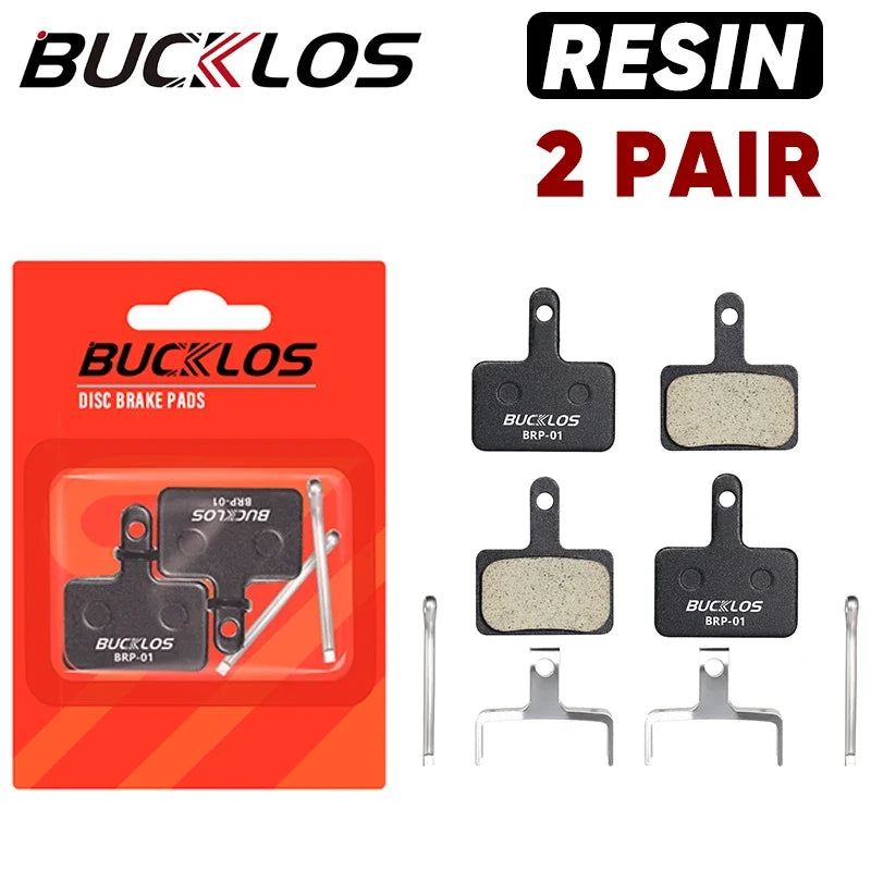 BUCKLOS BRP-01 Resin Disc Pad &ndash; Wear Resistant Disc Pad Resin 2Pairs