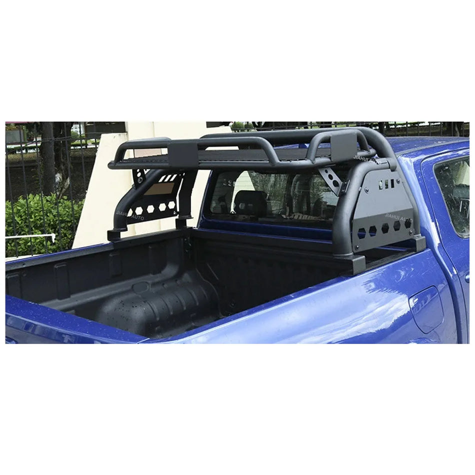 Barra antivuelco Toyota Hilux Revo 4x4 con portaequipajes en el techo, construcción de acero