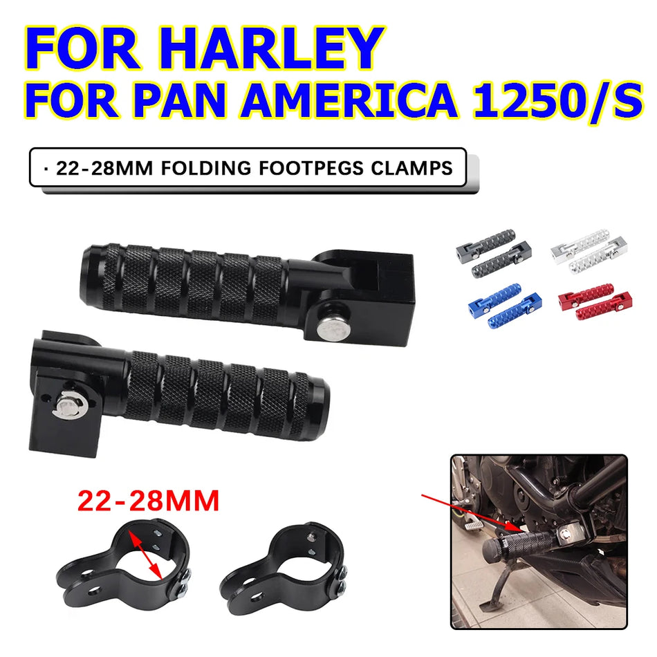 Harley Pan America 1250 S Fällbara Fotstöd, Aluminiumlegering