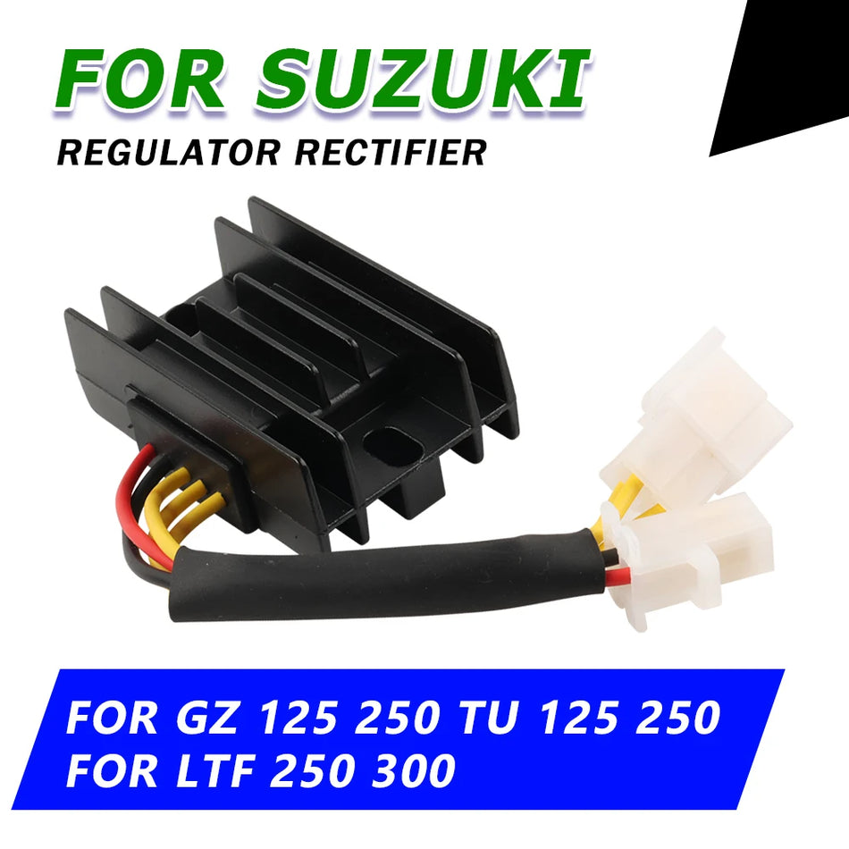 Suzuki GZ125 GZ250 Marauder Voltage Regulator Rectifier, Black High Quality Metal Construction
