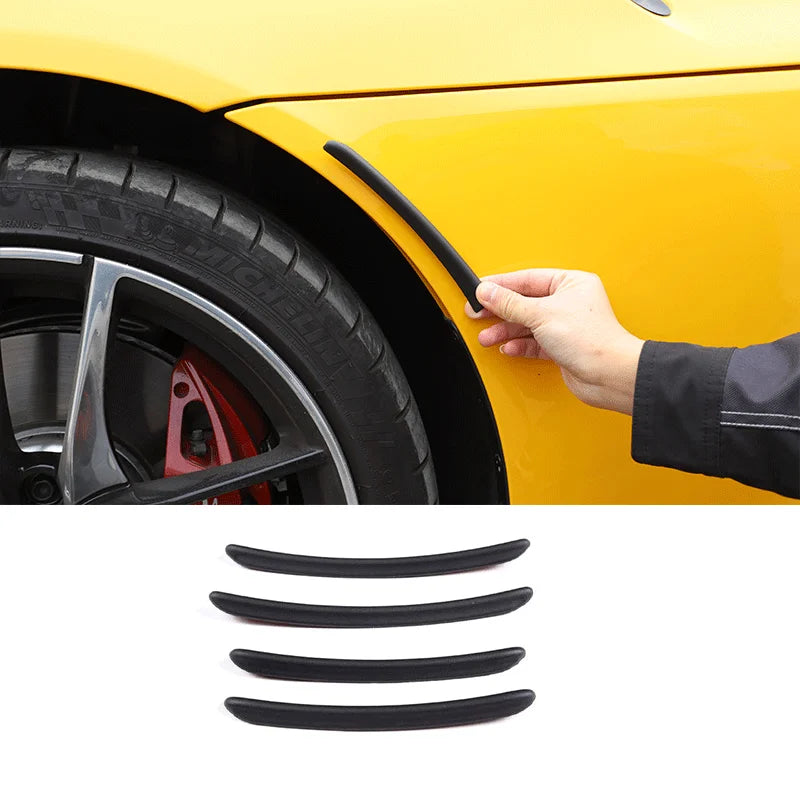 Ozdobný pás na blatník Toyota GR Supra A90, ABS čierny plast, odolný proti poškriabaniu