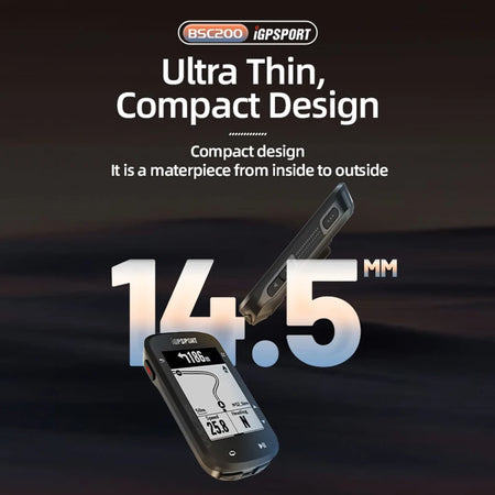 iGPSPORT BSC200C &ndash; Waterproof GPS Bike Computer with Route Navigation