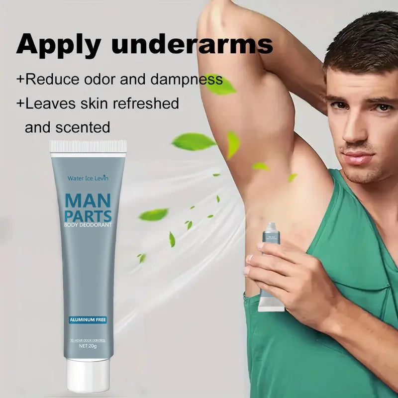 Water Ice Levin Men's Private Fragrance Cream &ndash; Moisturizing and Nourishing Deodorant