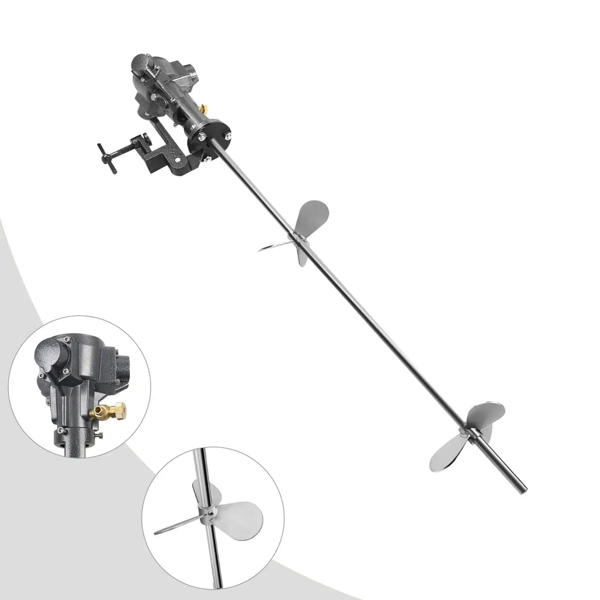 1/2 HP Pneumatic Paint Mixer &ndash; Explosion-Proof for Coatings