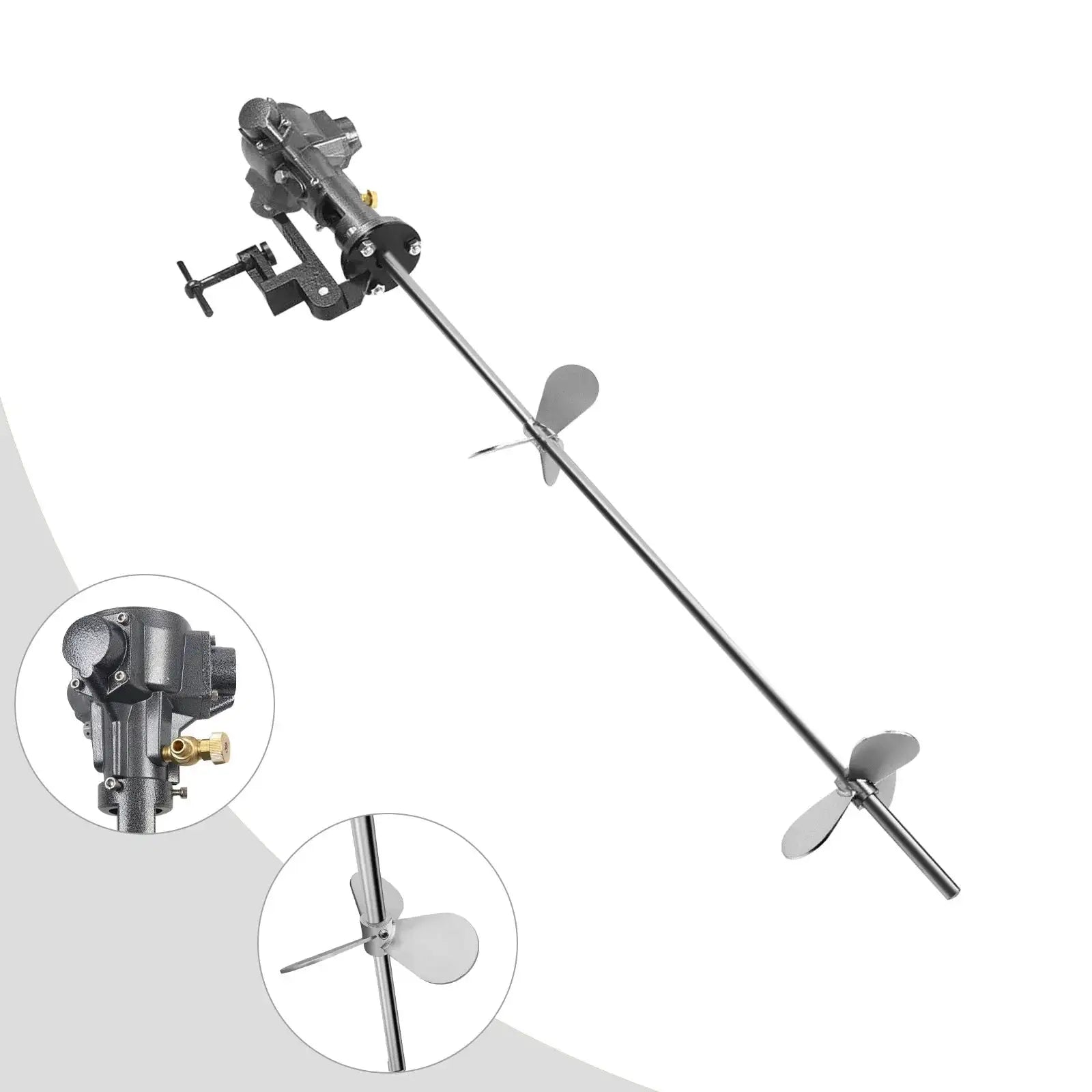 1/2 HP Pneumatic Paint Mixer &ndash; Explosion-Proof for Coatings