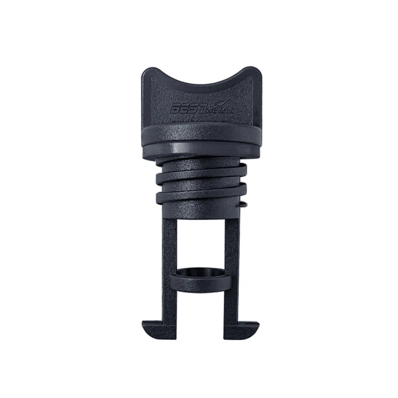 Nylon Boat Drain Plug with Rubber Gasket for Marine Applications Black Gasket