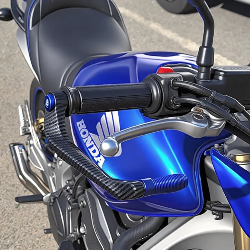 Geüpgradede aluminium motorfiets handbeschermers met CNC hendelbeschermer, universele pasvorm