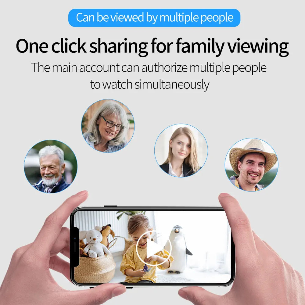 TTLOCK WiFi Mini Web Camera &ndash; 720P HD Security Monitor