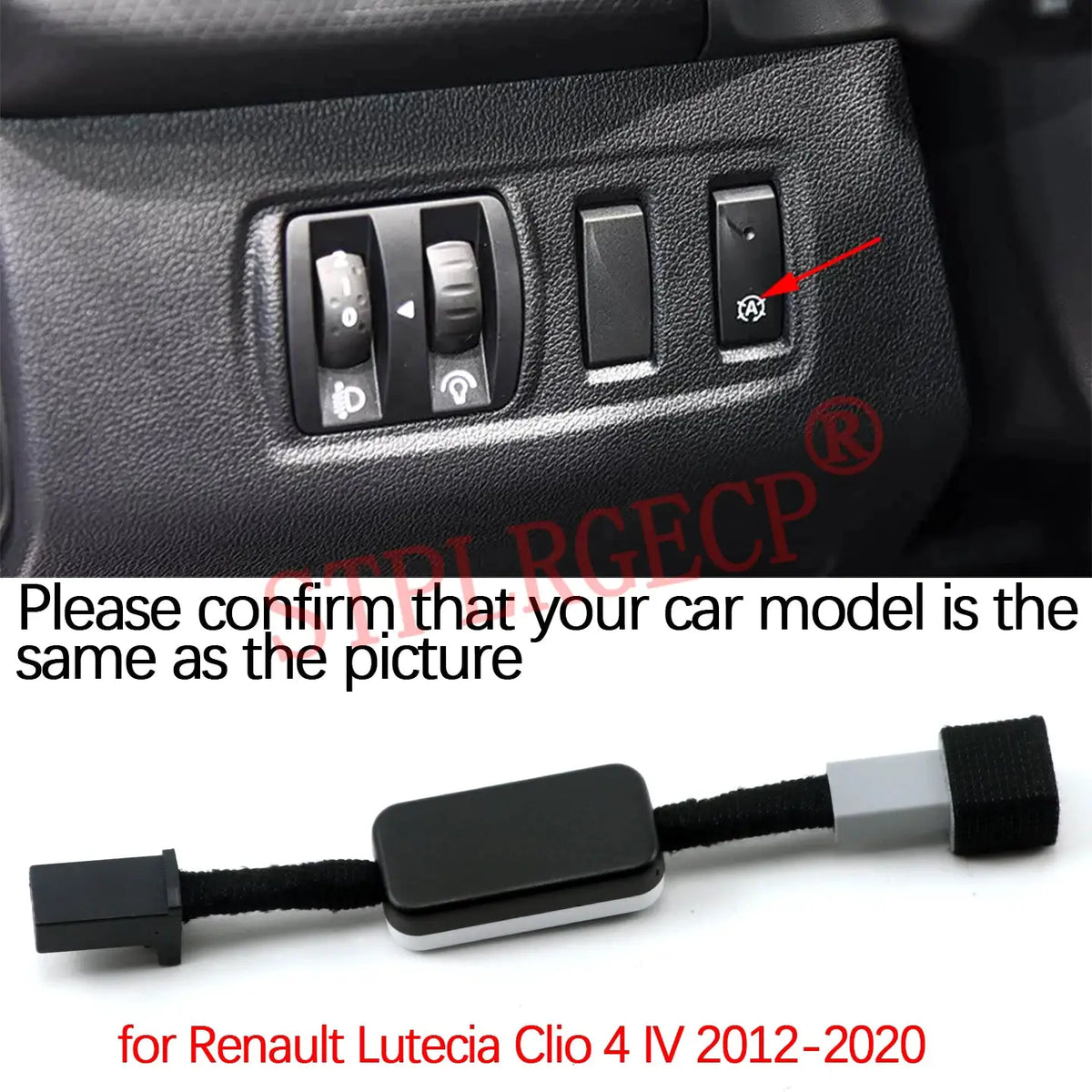 Automatic Stop Start Engine System Off Cable Plug and Play Eliminator for Renault Lutecia Clio 4 IV 2012-2020 by InterCyprus Trading Ltd