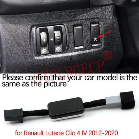 Automatic Stop Start Engine System Off Cable Plug and Play Eliminator for Renault Lutecia Clio 4 IV 2012-2020 by InterCyprus Trading Ltd