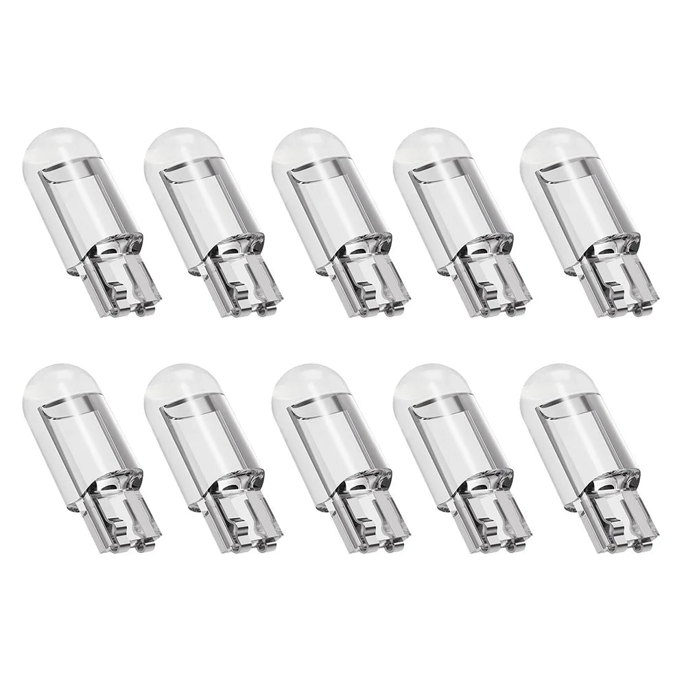 Car LED T10 W5W Canbus Glass COB 6000K Reading Lamp - 12V