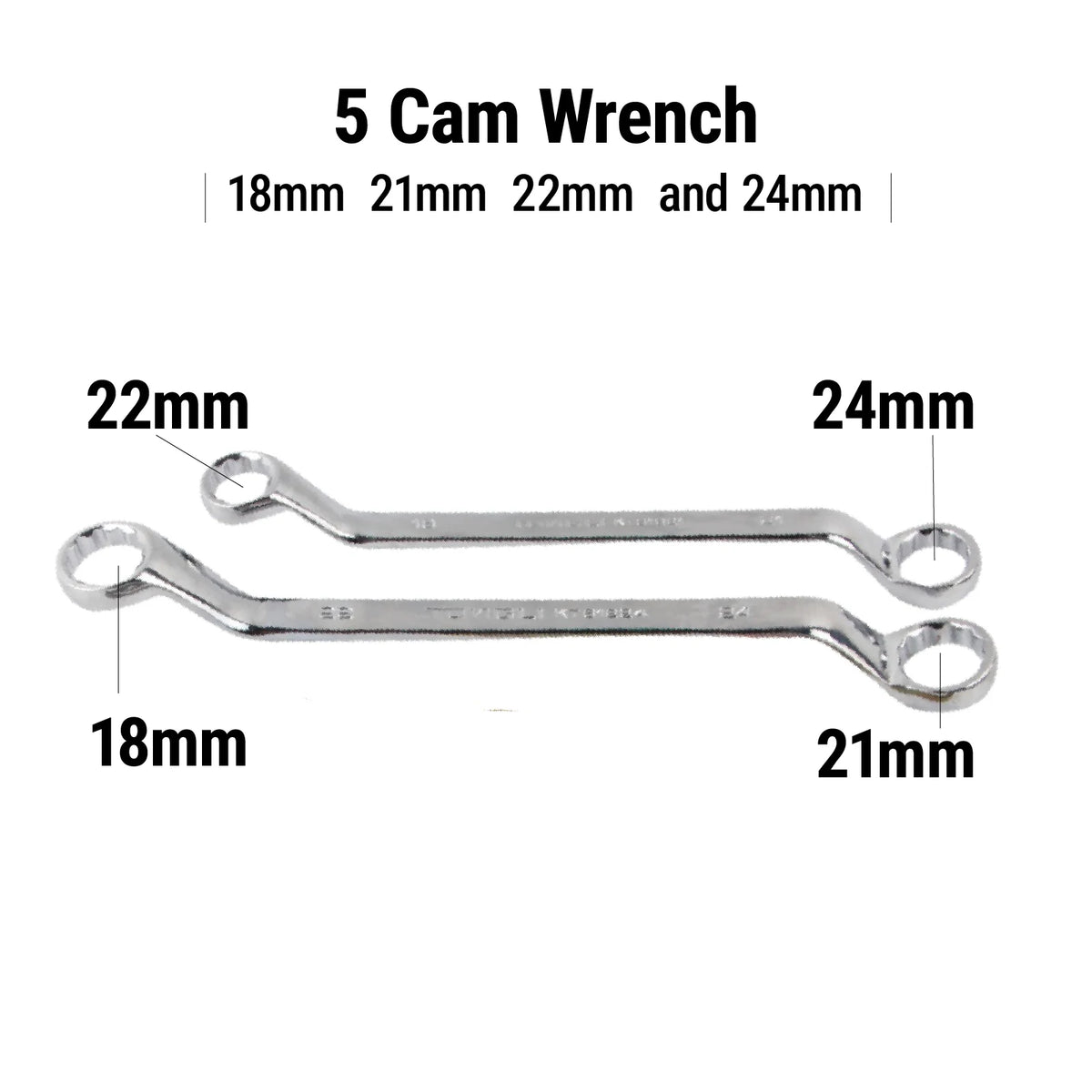 Stainless Steel Caster Camber Wrench Kit With Cam Holders For GM Trucks & SUVs by InterCyprus Trading Ltd